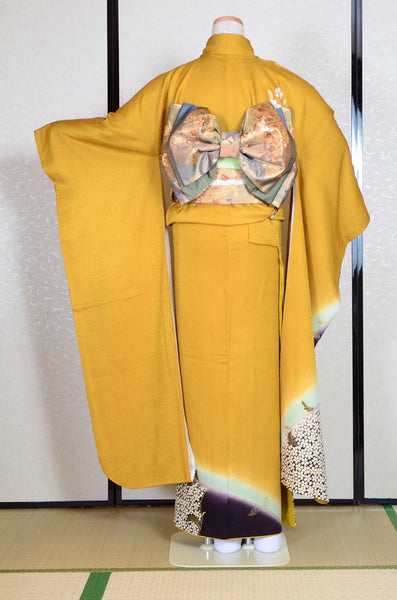 Long-sleeved kimono 6 items set / Furisode / FK#1-422