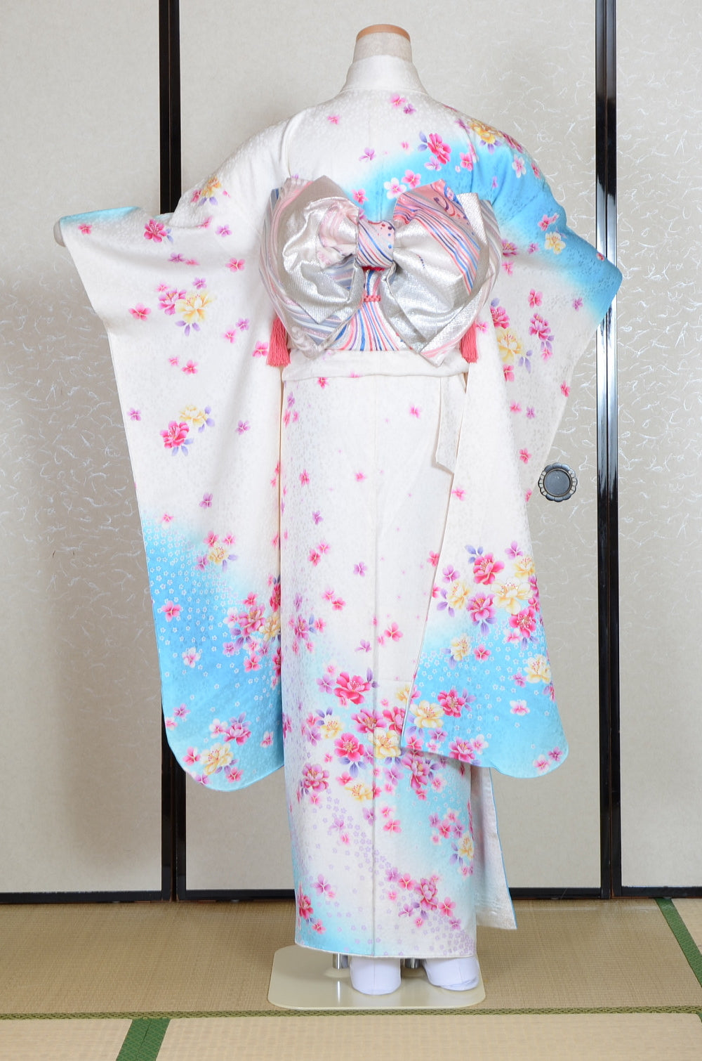 Long-sleeved kimono 6 items set / Furisode / FK#1-759
