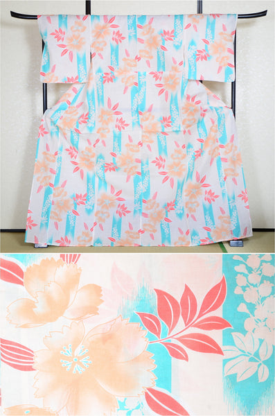 Japanese yukata kimono/ Plus size / P #238