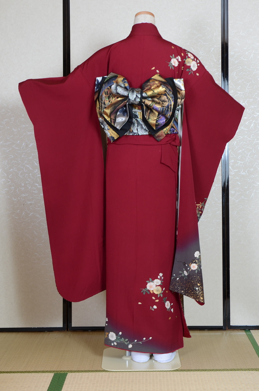 Long-sleeved kimono 6 items set / Furisode / FK#1-729