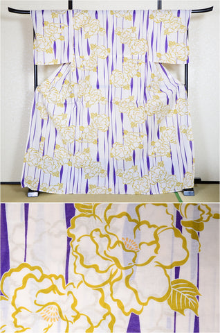Japanese yukata kimono/ Plus size / P #253