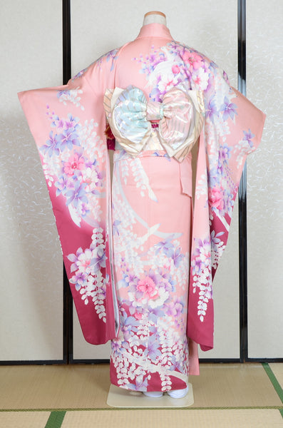 Long-sleeved kimono 6 items set / Furisode / FK#1-740