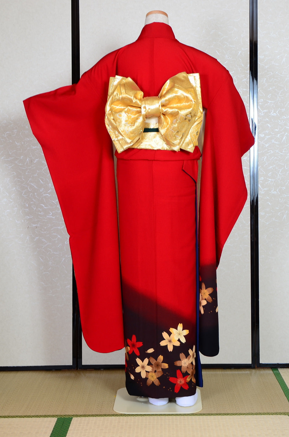 Long-sleeved kimono 6 items set / Furisode / FK#1-437