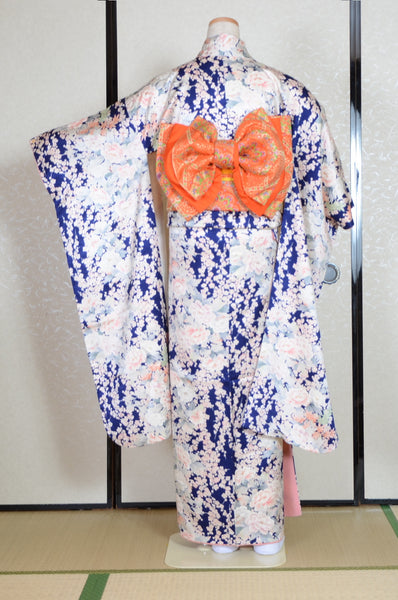 Long-sleeved kimono 6 items set / Furisode / FK#1-556