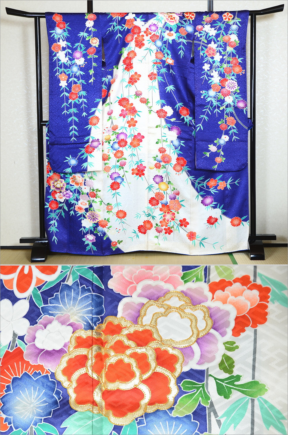 Long-sleeved kimono / Furisode / FK#1098