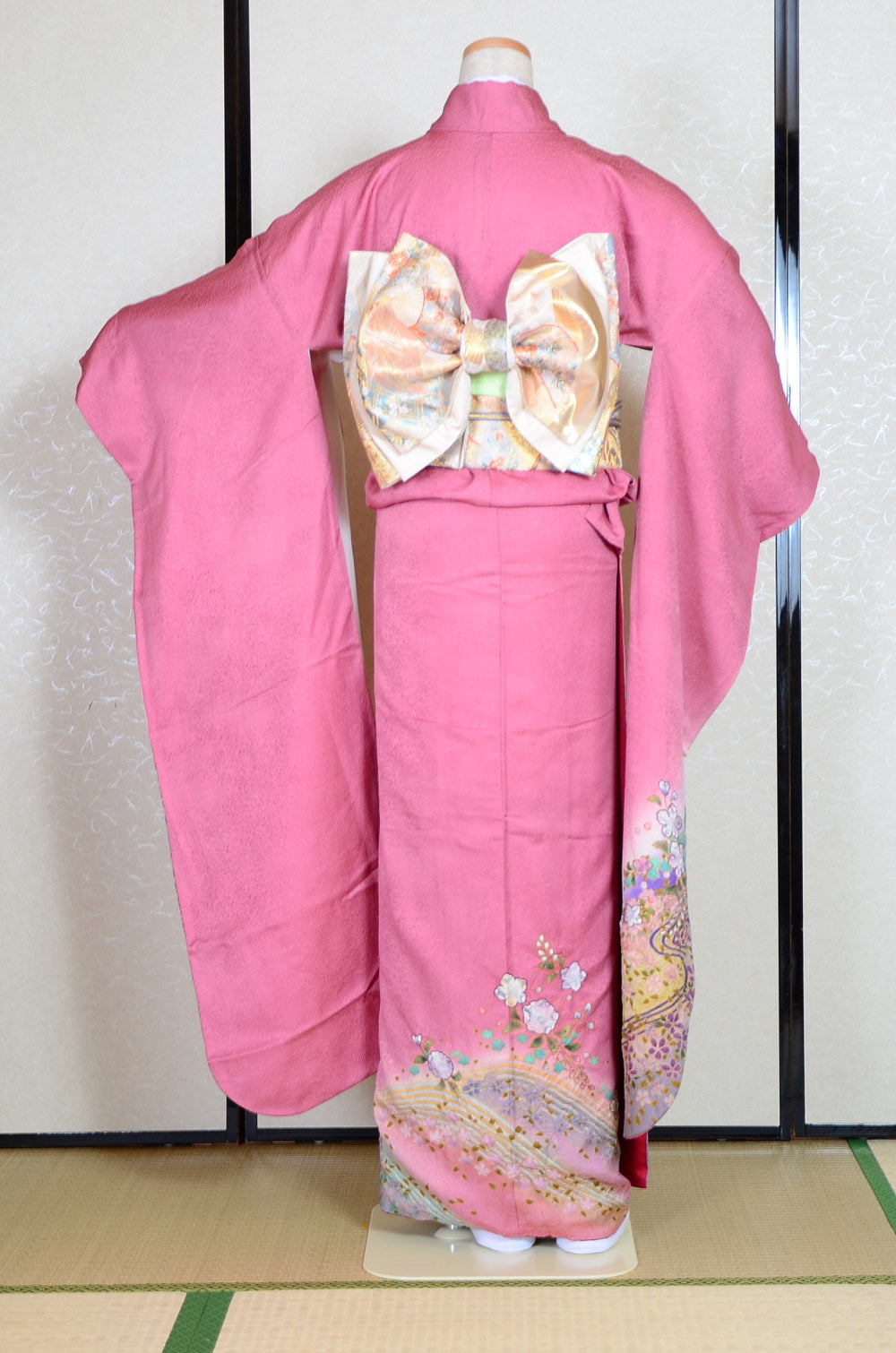 Long-sleeved kimono 6 items set / Furisode / FK#1-427