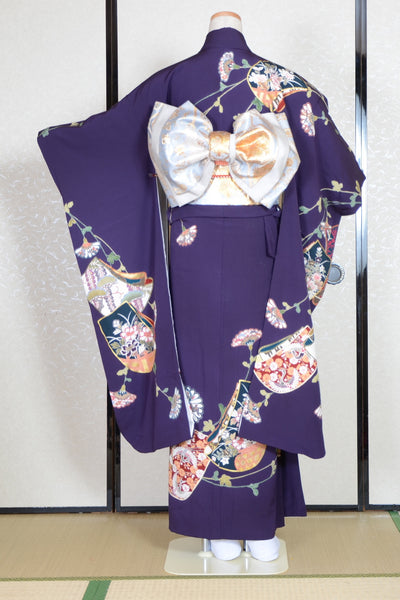 Long-sleeved kimono 6 items set / Furisode / FK#1-587