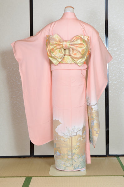 Long-sleeved kimono 6 items set / Furisode / FK#1-771
