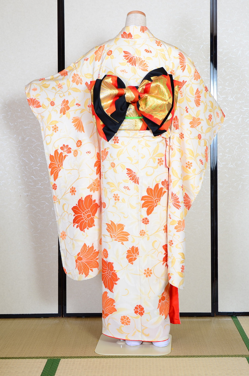 Long-sleeved kimono 6 items set / Furisode / FK#1-805