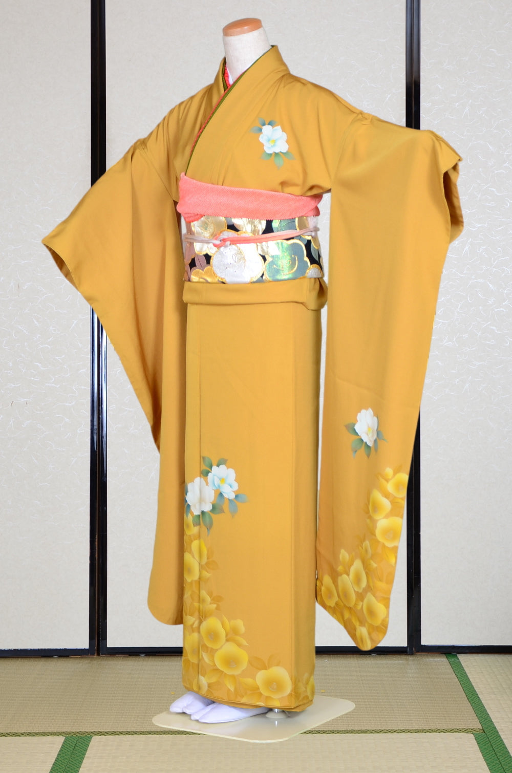Long-sleeved kimono 6 items set / Furisode / FK#1-354