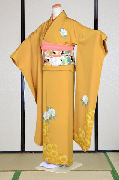 Long-sleeved kimono 6 items set / Furisode / FK#1-354