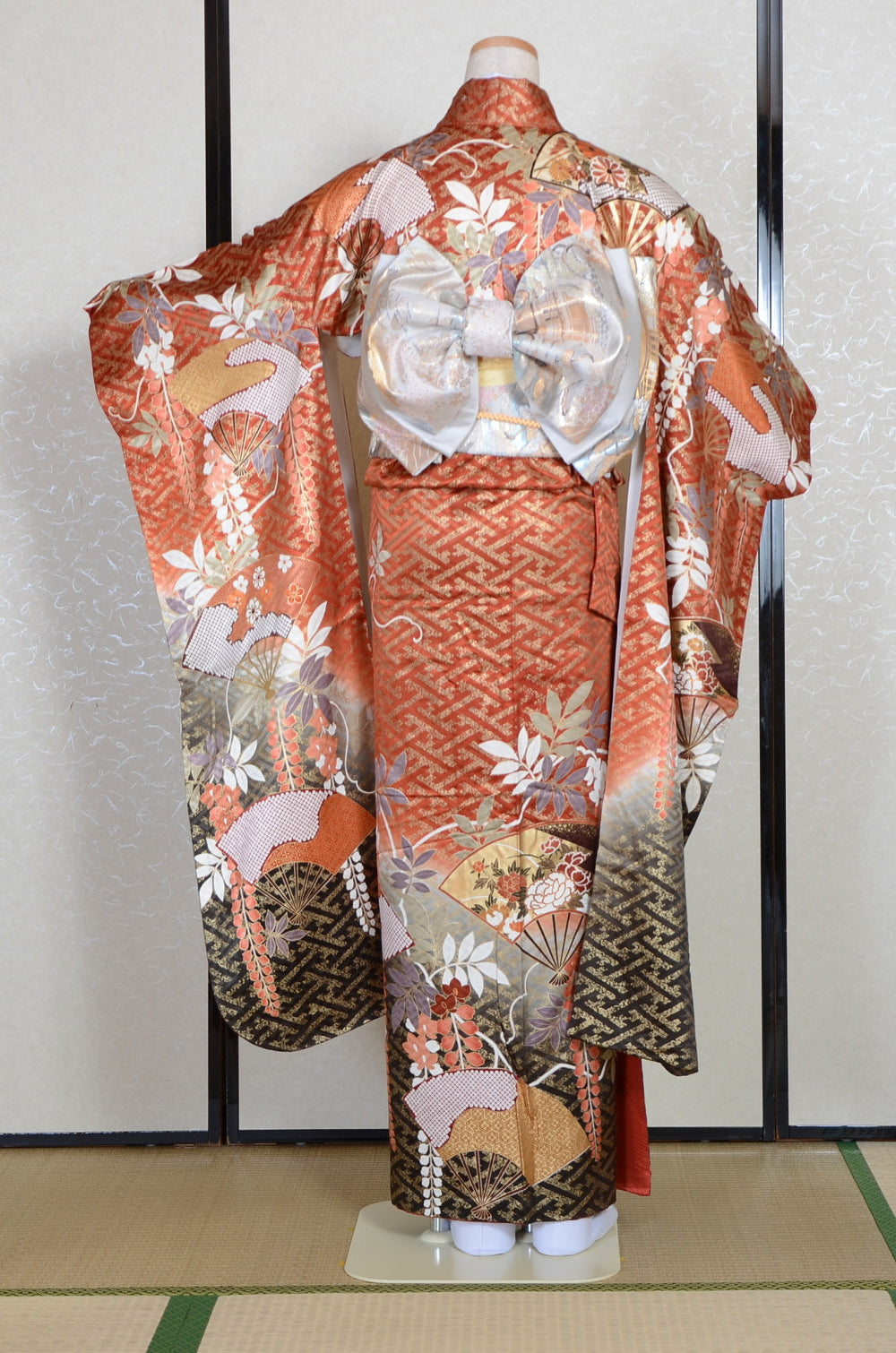 Long-sleeved kimono 6 items set / Furisode / FK#1-853
