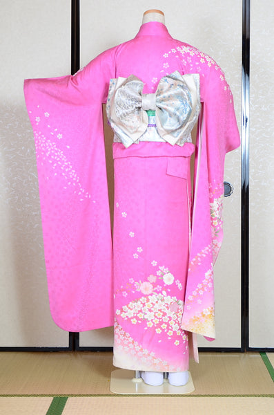 Long-sleeved kimono 6 items set / Furisode / FK#1-385