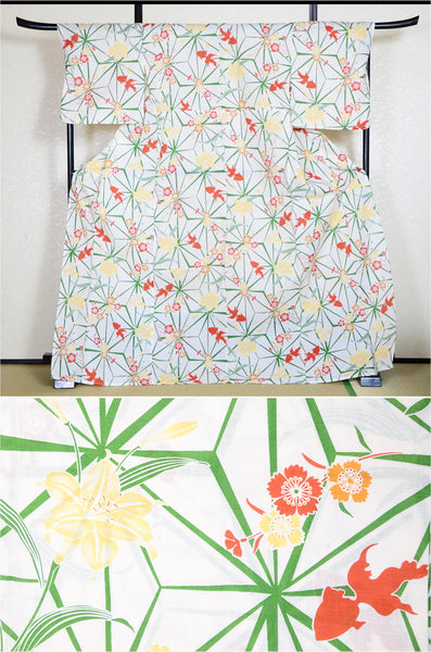 Japanese yukata kimono/ Plus size / P #254