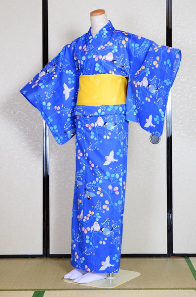 Japanese yukata kimono / D #172
