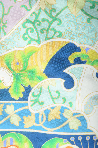 Long-sleeved kimono 6 items set / Furisode / FK#1-311