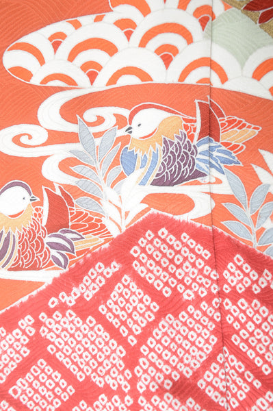 Long-sleeved kimono 6 items set / Furisode / FK#1-313