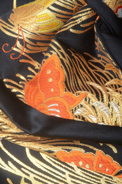 Long-sleeved kimono 6 items set / Furisode / FK#1-313