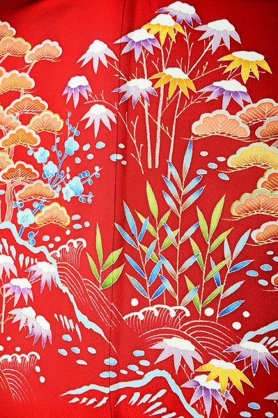 Japanese kimono 6 items set / TK #1290