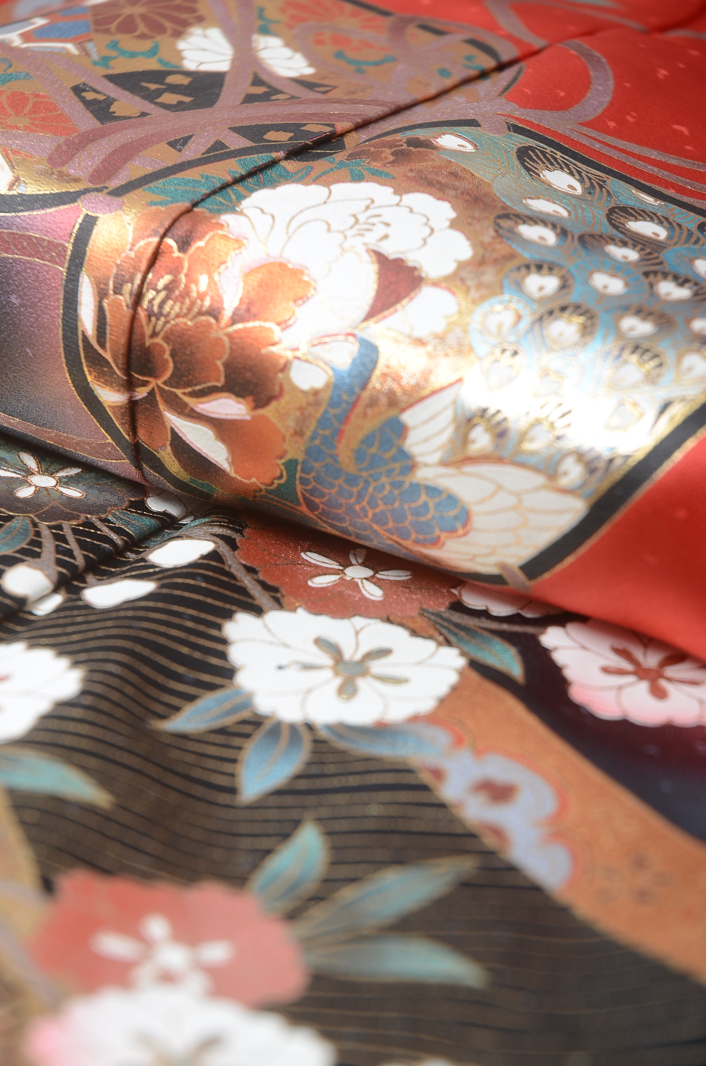 Long-sleeved kimono 6 items set / Furisode / FK#1182