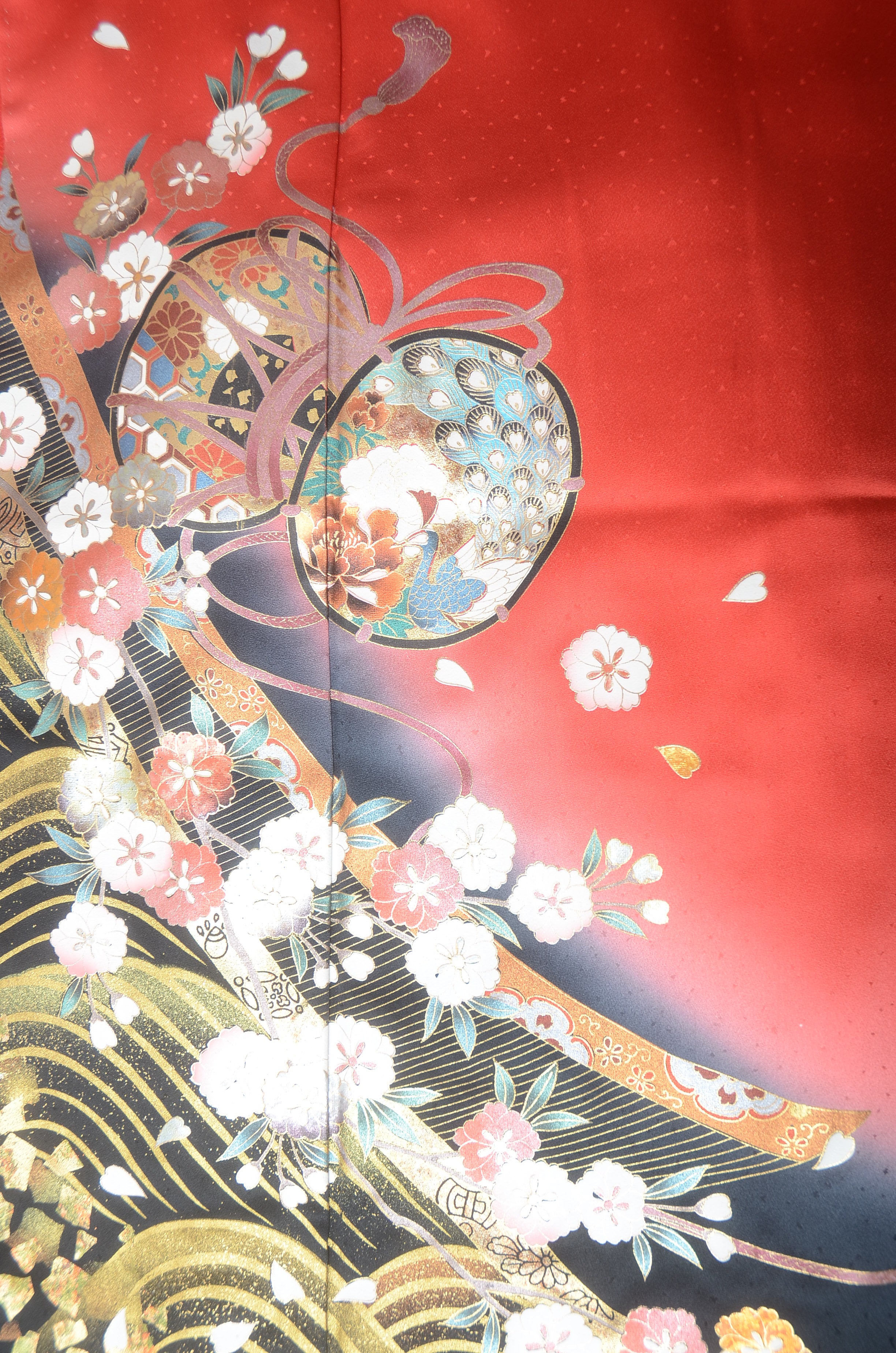 Long-sleeved kimono 6 items set / Furisode / FK#1182