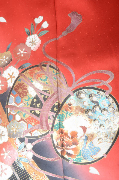 Long-sleeved kimono 6 items set / Furisode / FK#1182