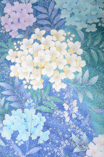 Long-sleeved kimono 6 items set / Furisode / FK#1183