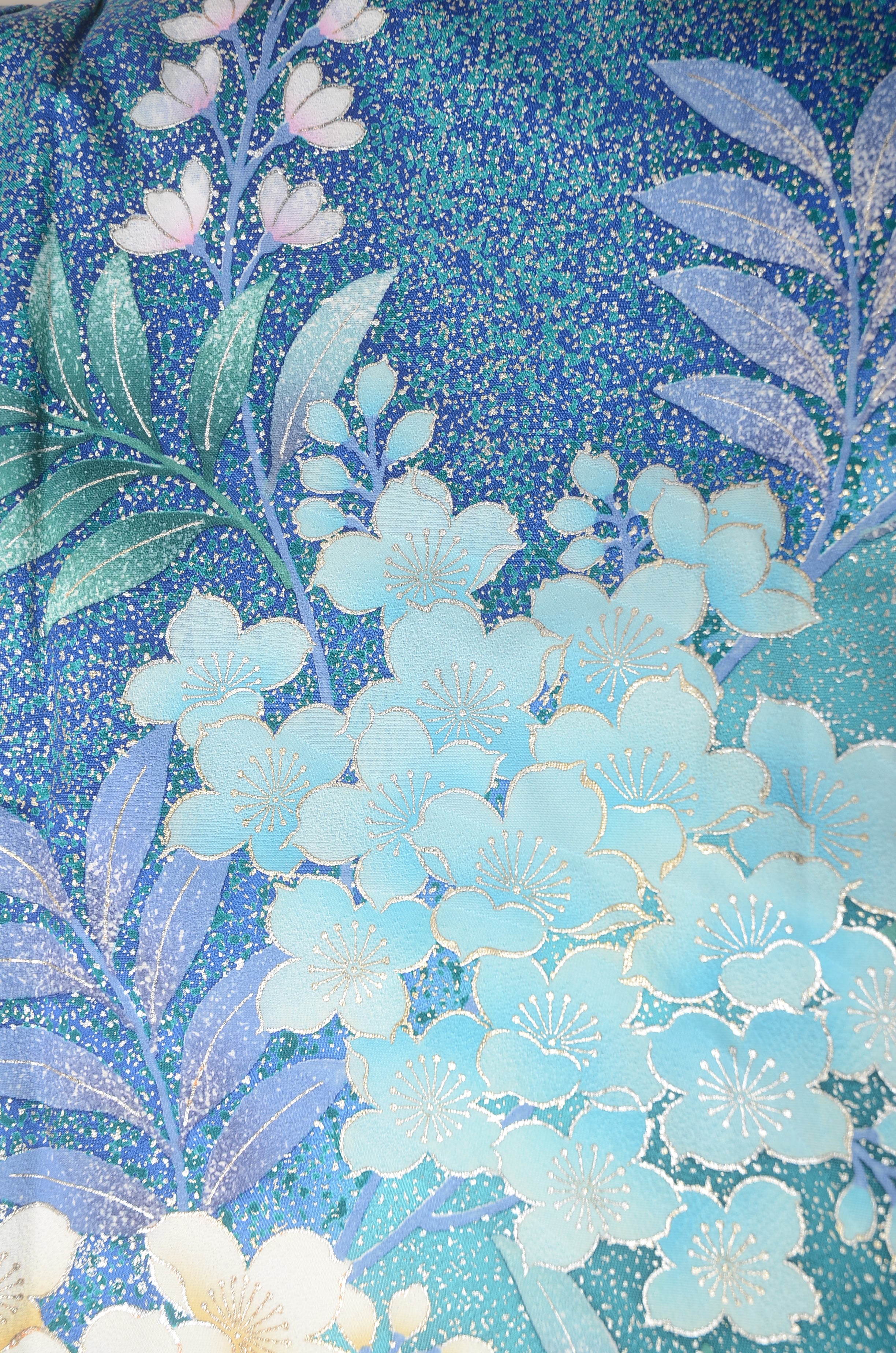 Long-sleeved kimono 6 items set / Furisode / FK#1183