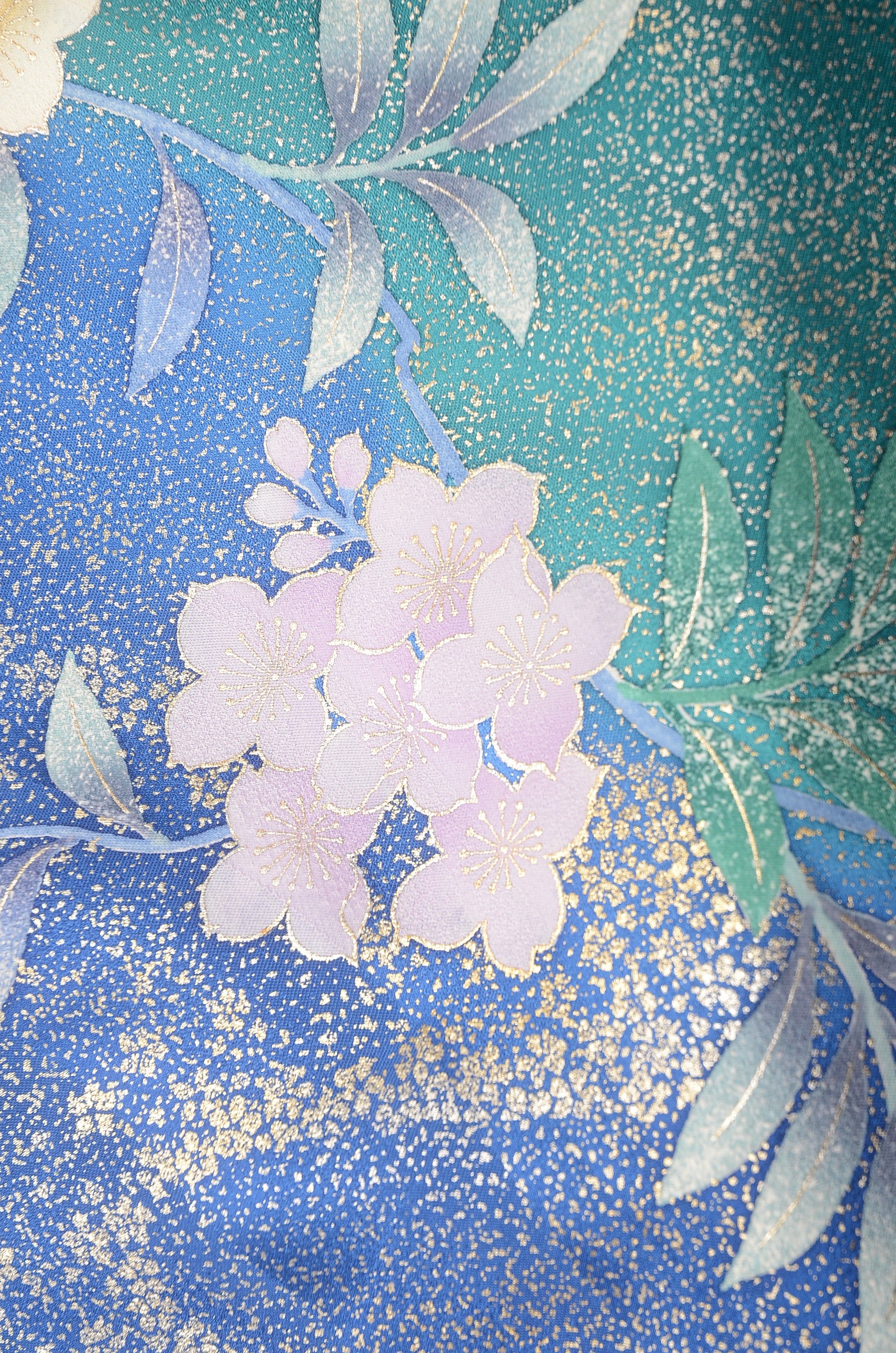 Long-sleeved kimono 6 items set / Furisode / FK#1183