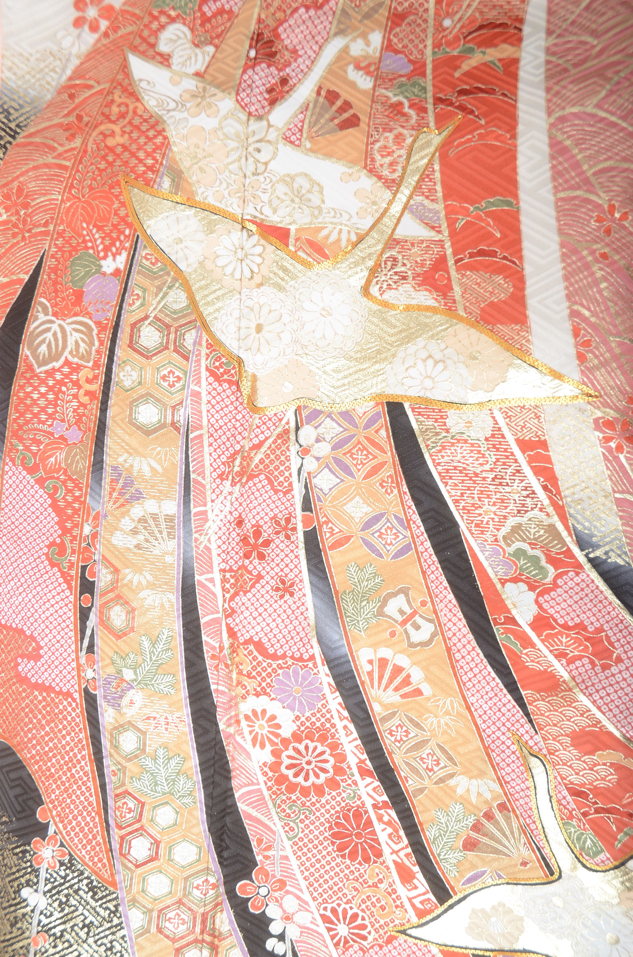 Long-sleeved kimono 6 items set / Furisode / FK#1184