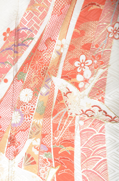 Long-sleeved kimono 6 items set / Furisode / FK#1184