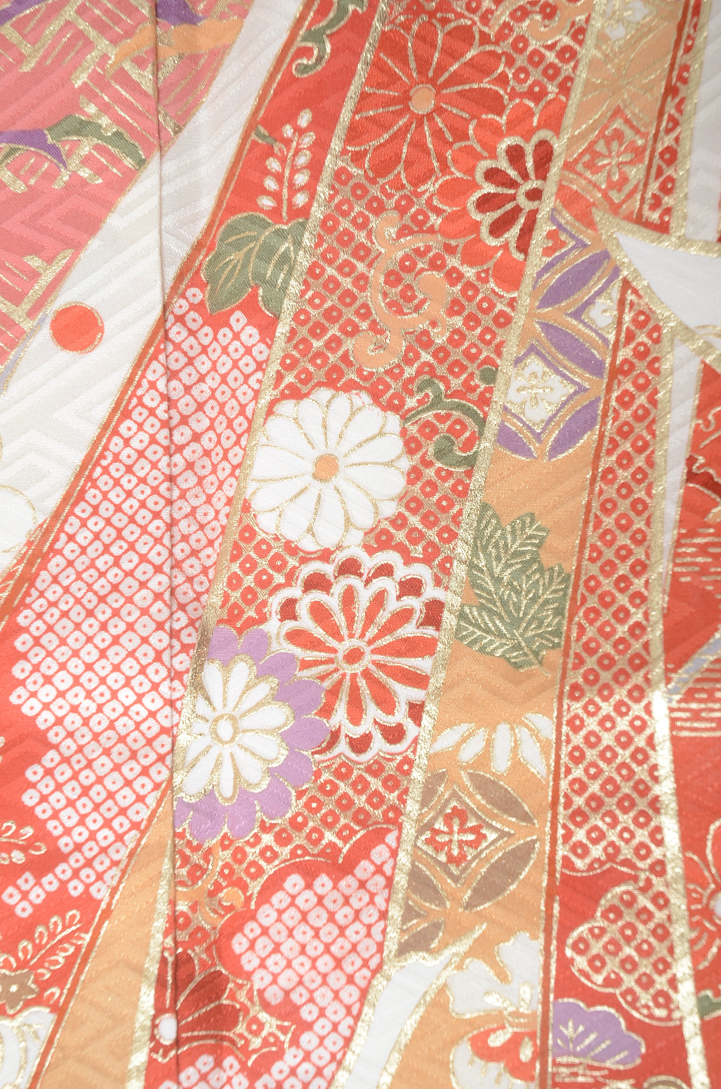 Long-sleeved kimono 6 items set / Furisode / FK#1184