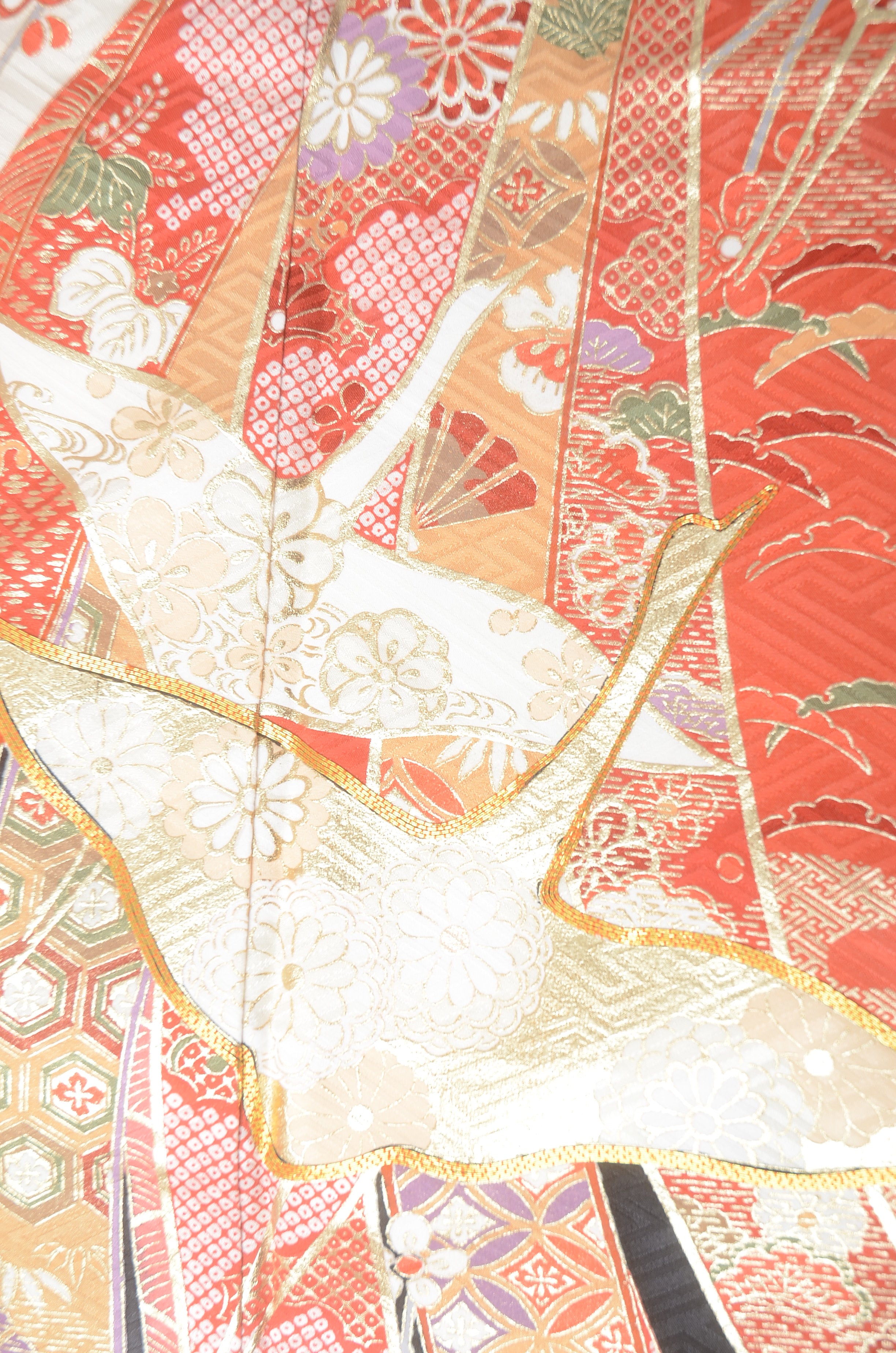 Long-sleeved kimono 6 items set / Furisode / FK#1184