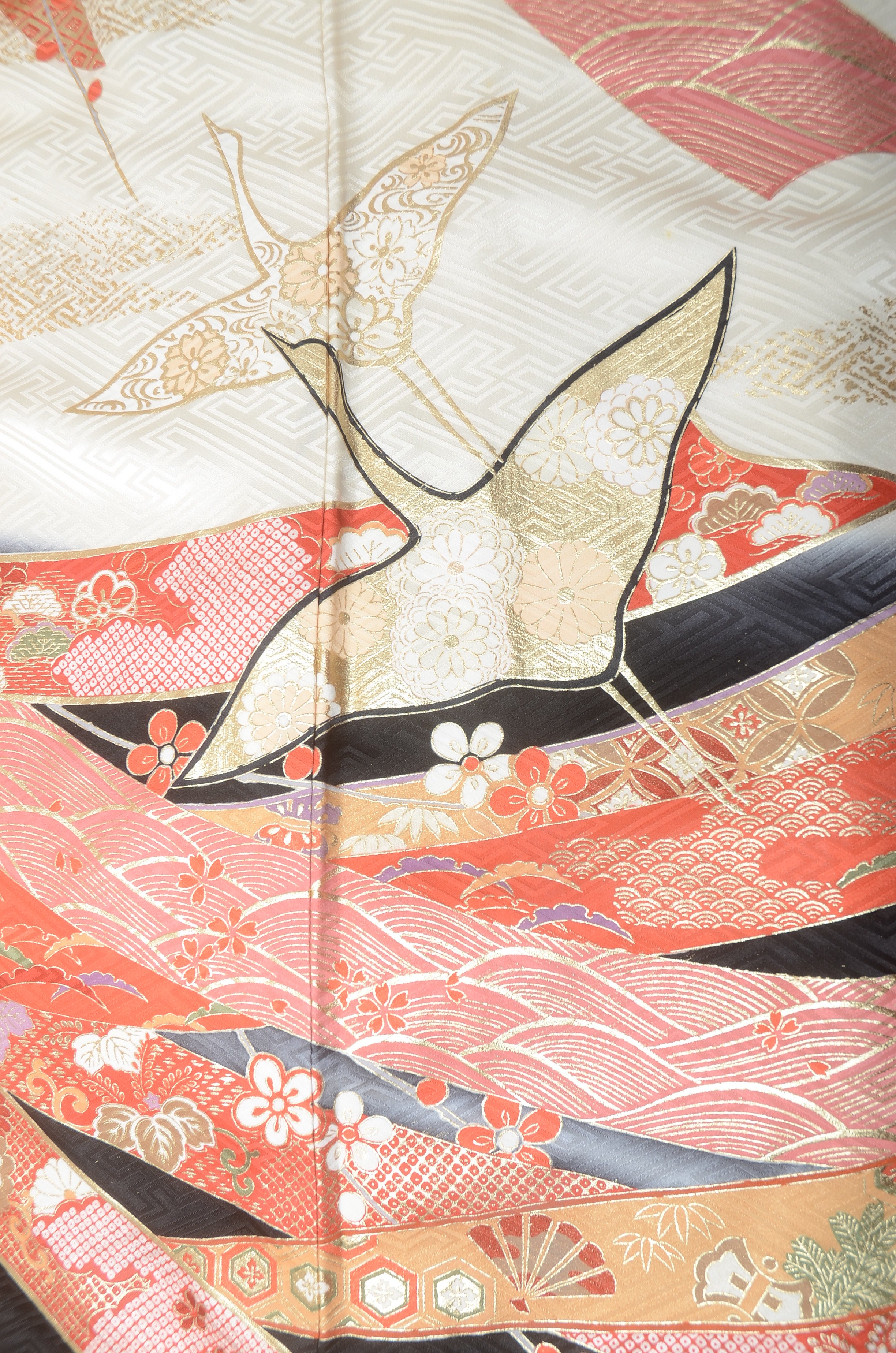 Long-sleeved kimono 6 items set / Furisode / FK#1184