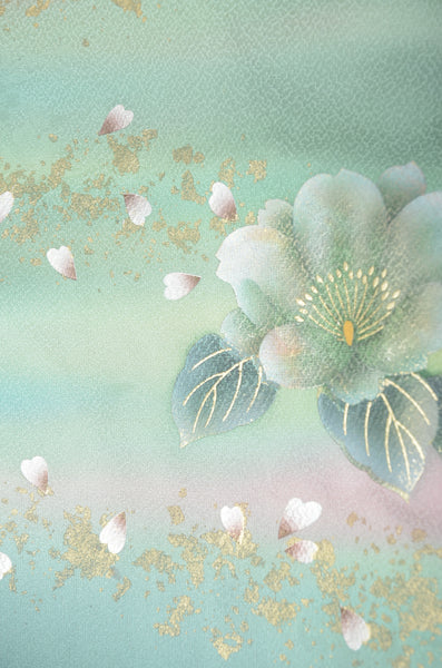 Long-sleeved kimono 6 items set / Furisode / FK#1185