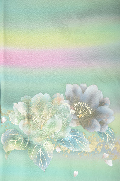 Long-sleeved kimono 6 items set / Furisode / FK#1185