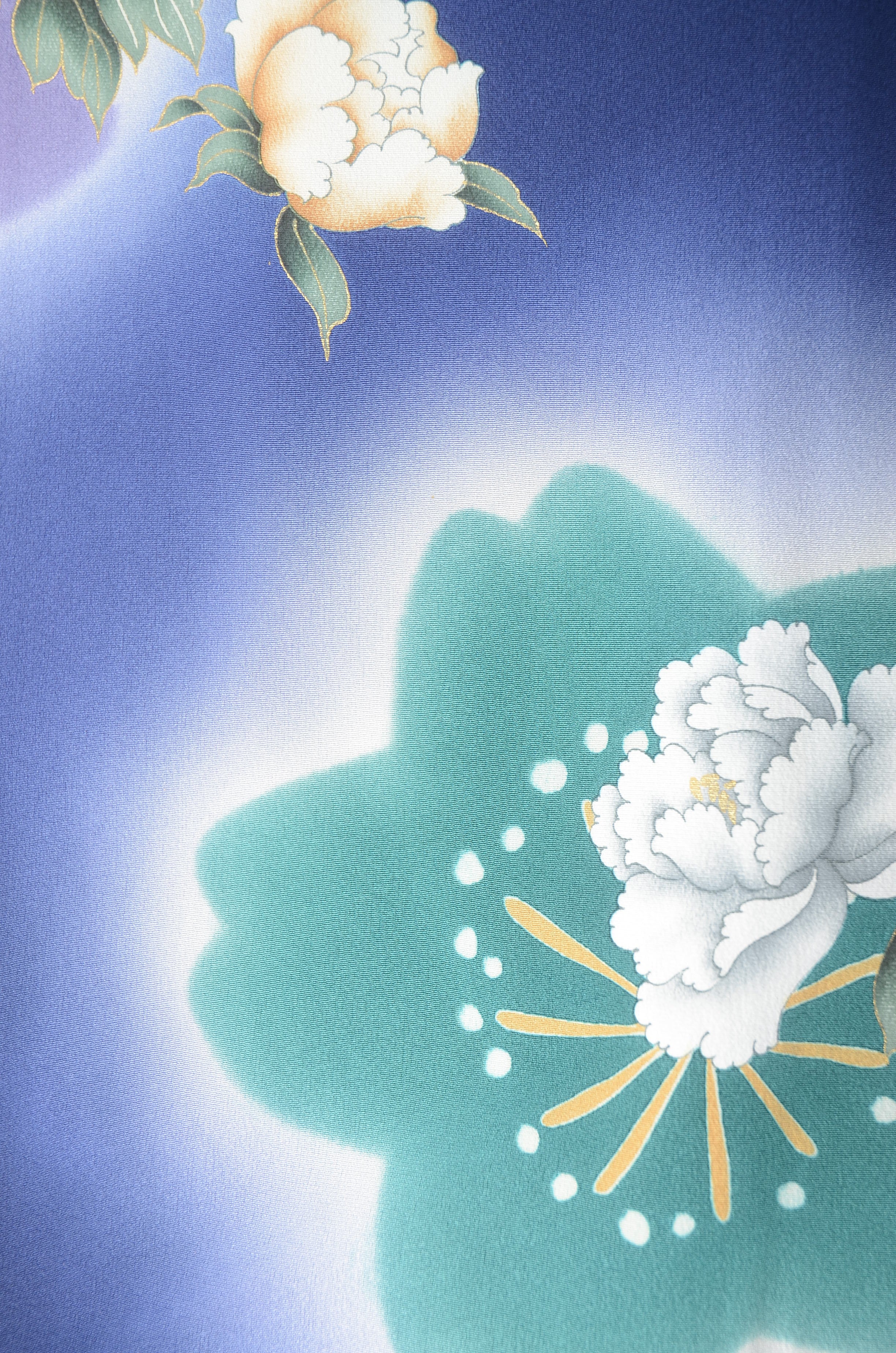 Long-sleeved kimono 6 items set / Furisode / FK#1186