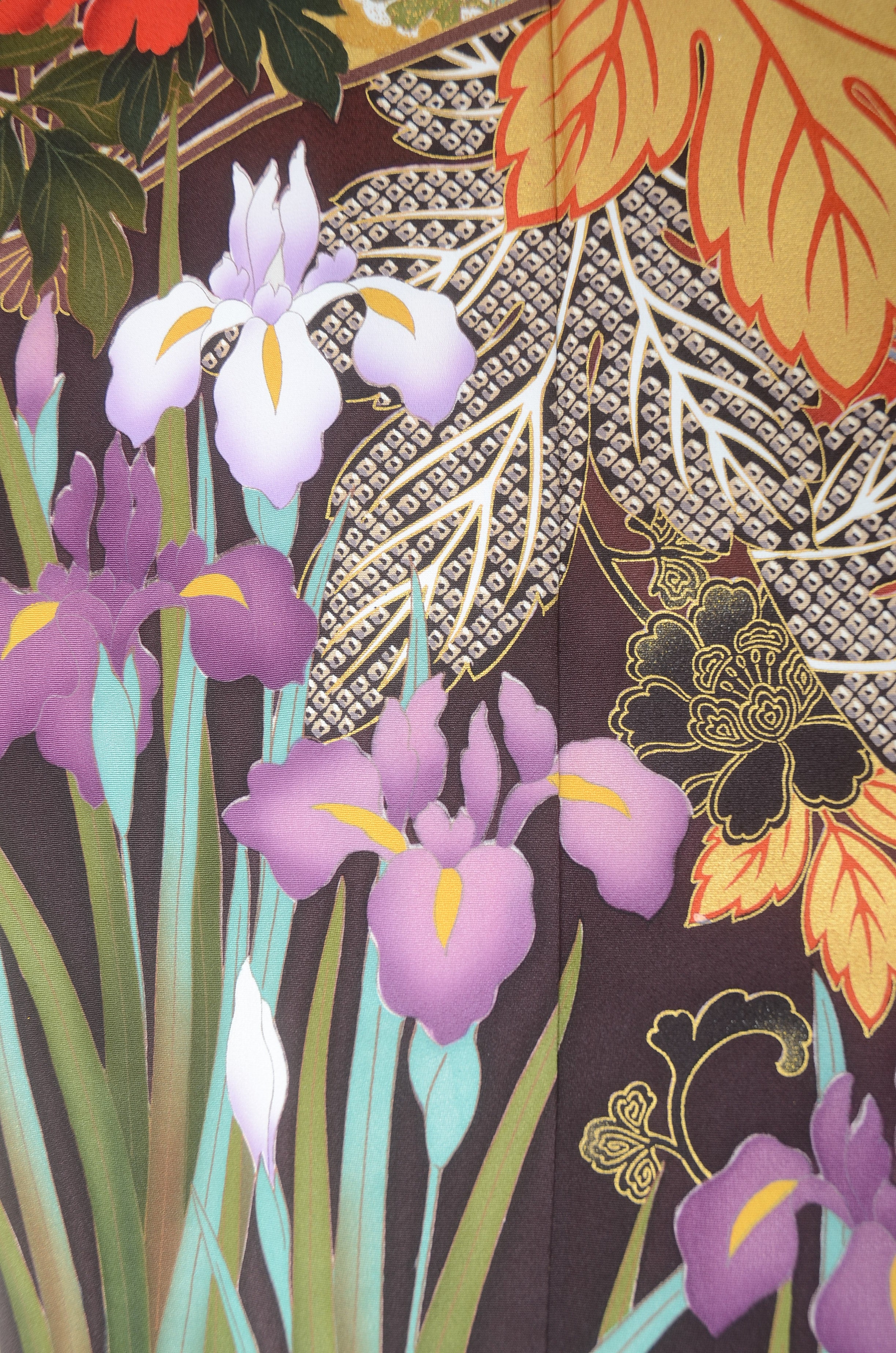 Long-sleeved kimono 6 items set / Furisode / FK#1187