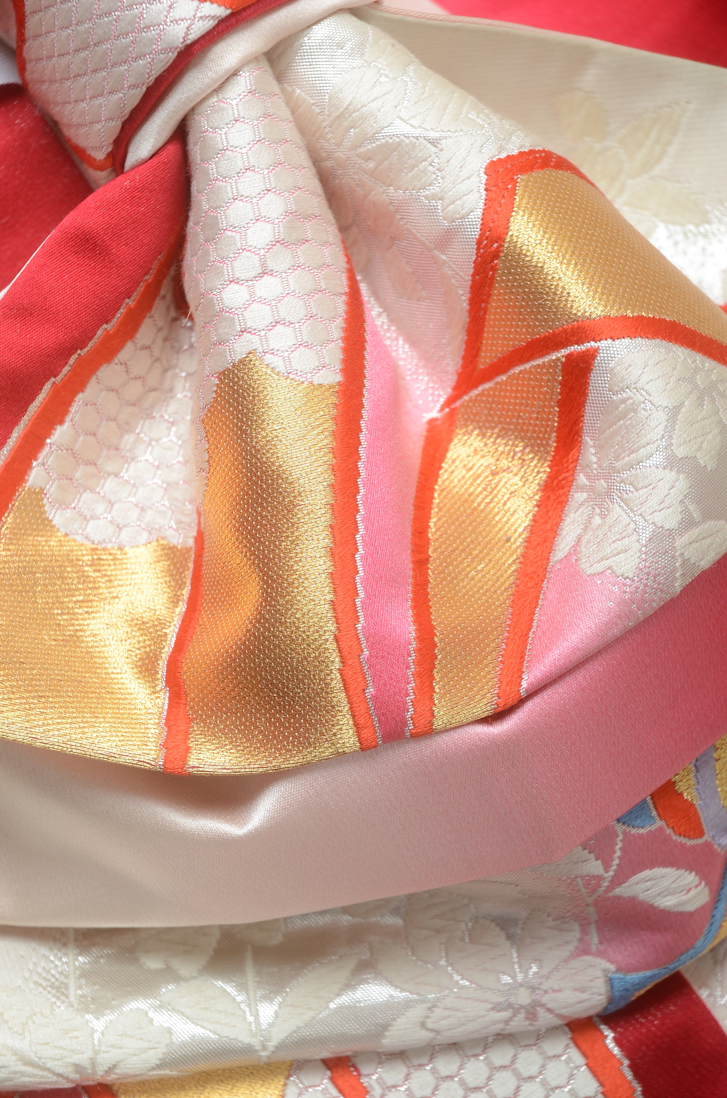 Long-sleeved kimono 6 items set / Furisode / FK#1187