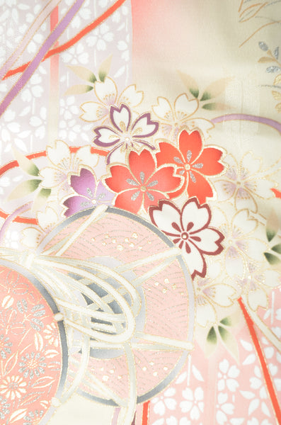 Long-sleeved kimono 6 items set / Furisode / FK#1188