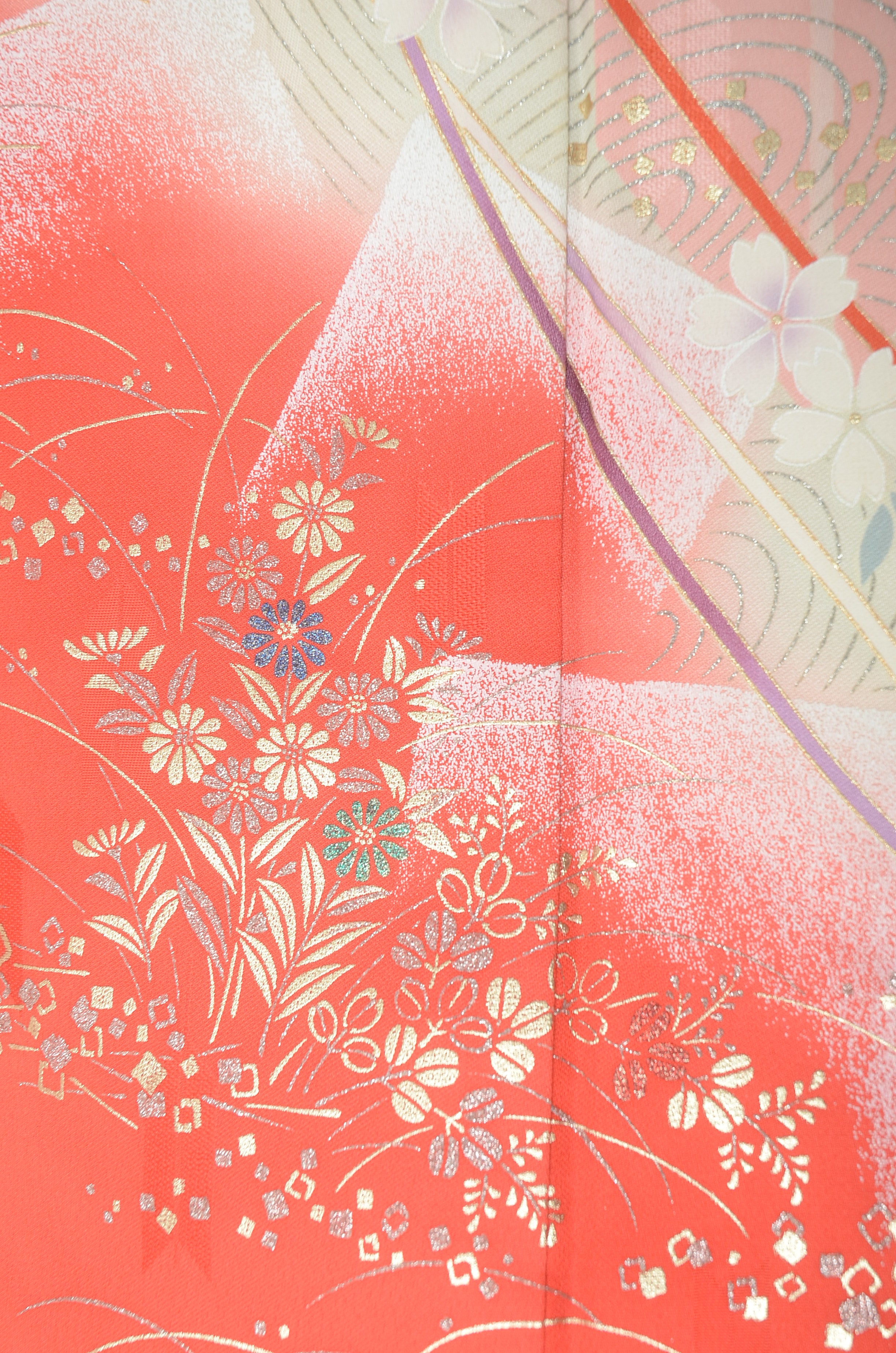 Long-sleeved kimono 6 items set / Furisode / FK#1188