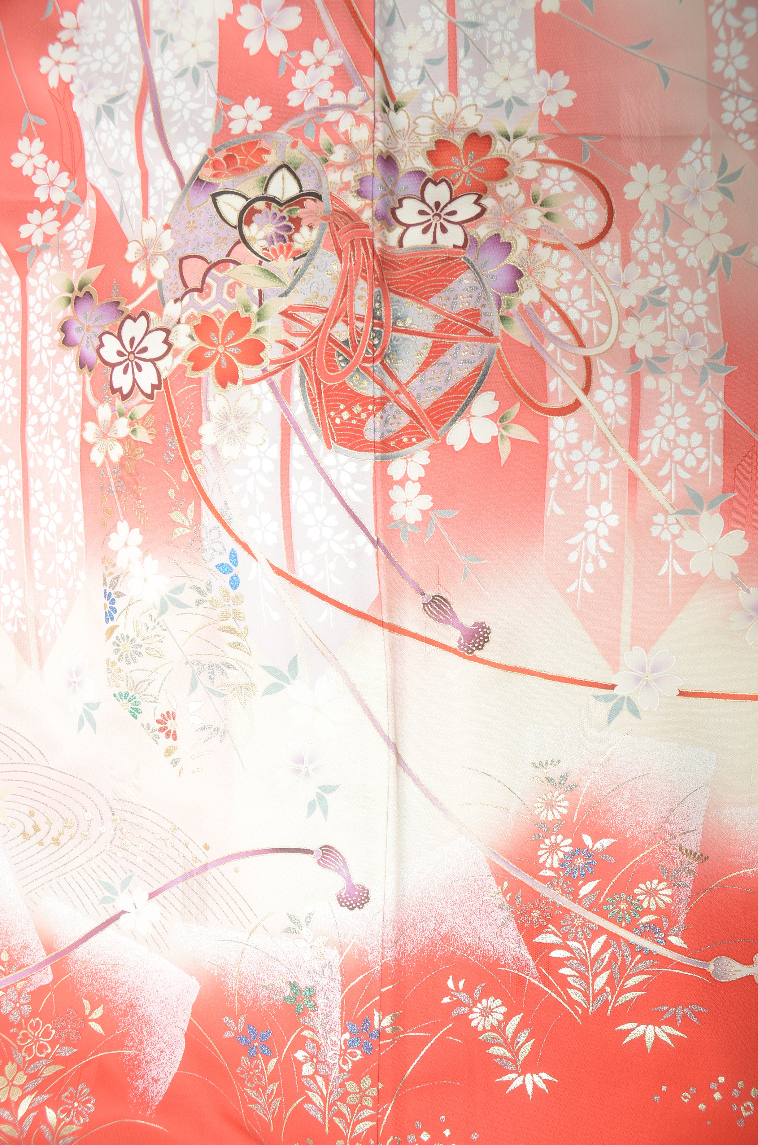 Long-sleeved kimono 6 items set / Furisode / FK#1188