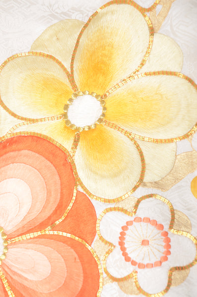 Long-sleeved kimono 6 items set / Furisode / FK#1189