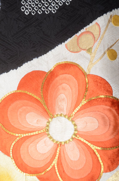 Long-sleeved kimono 6 items set / Furisode / FK#1189