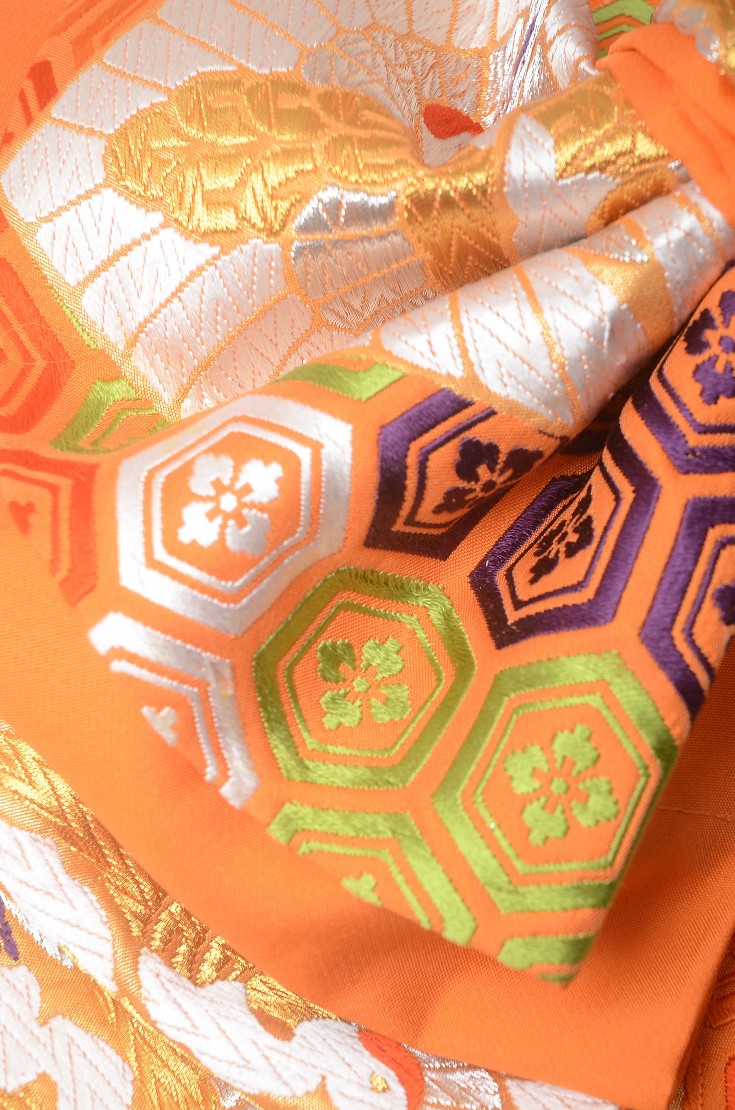 Long-sleeved kimono 6 items set / Furisode / FK#1189