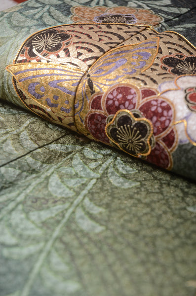 Long-sleeved kimono 6 items set / Furisode / FK#1190