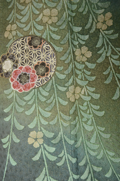 Long-sleeved kimono 6 items set / Furisode / FK#1190