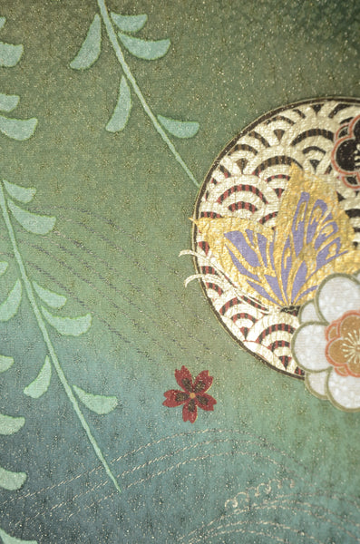 Long-sleeved kimono 6 items set / Furisode / FK#1190