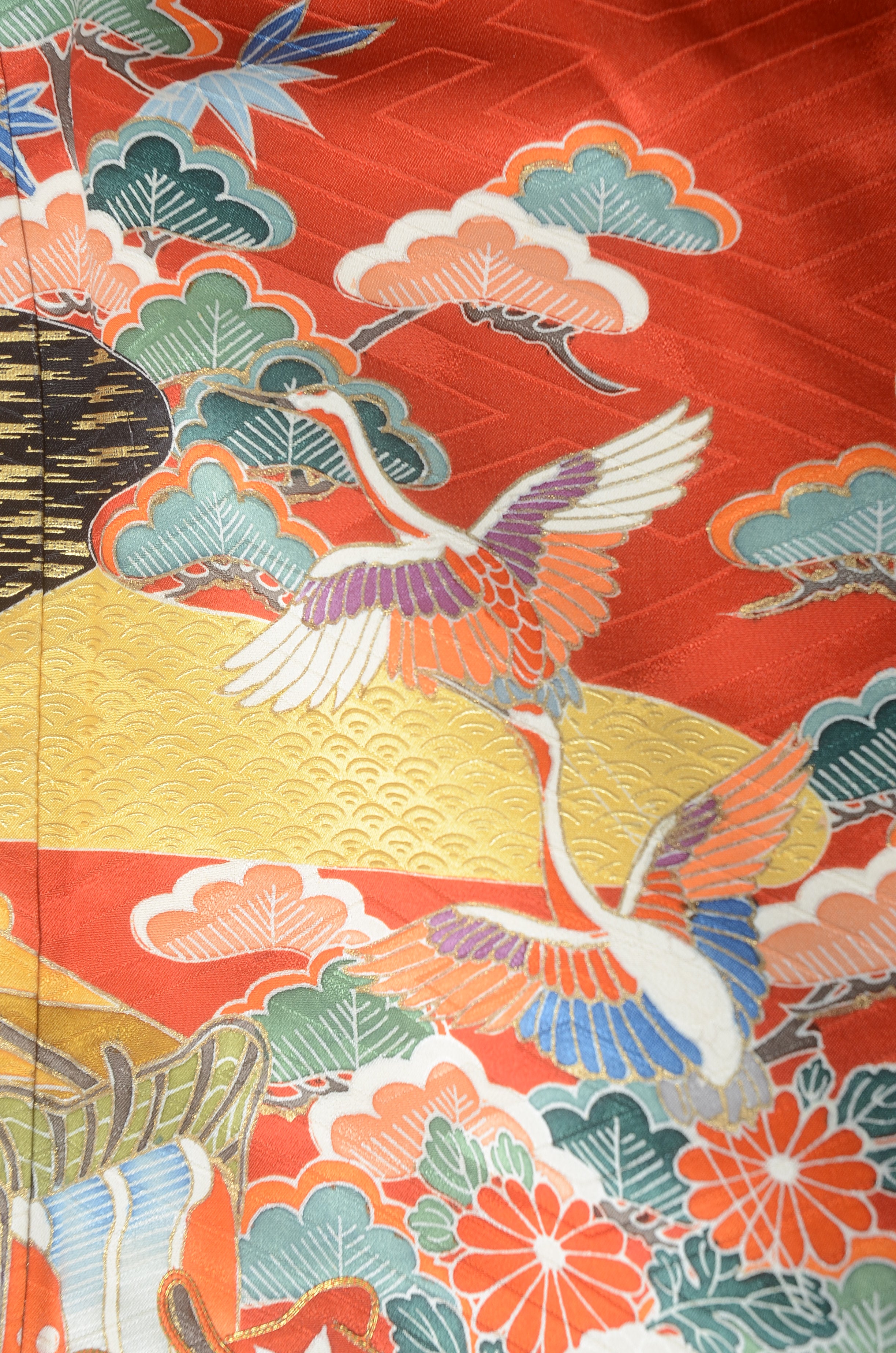 Long-sleeved kimono 6 items set / Furisode / FK#1191