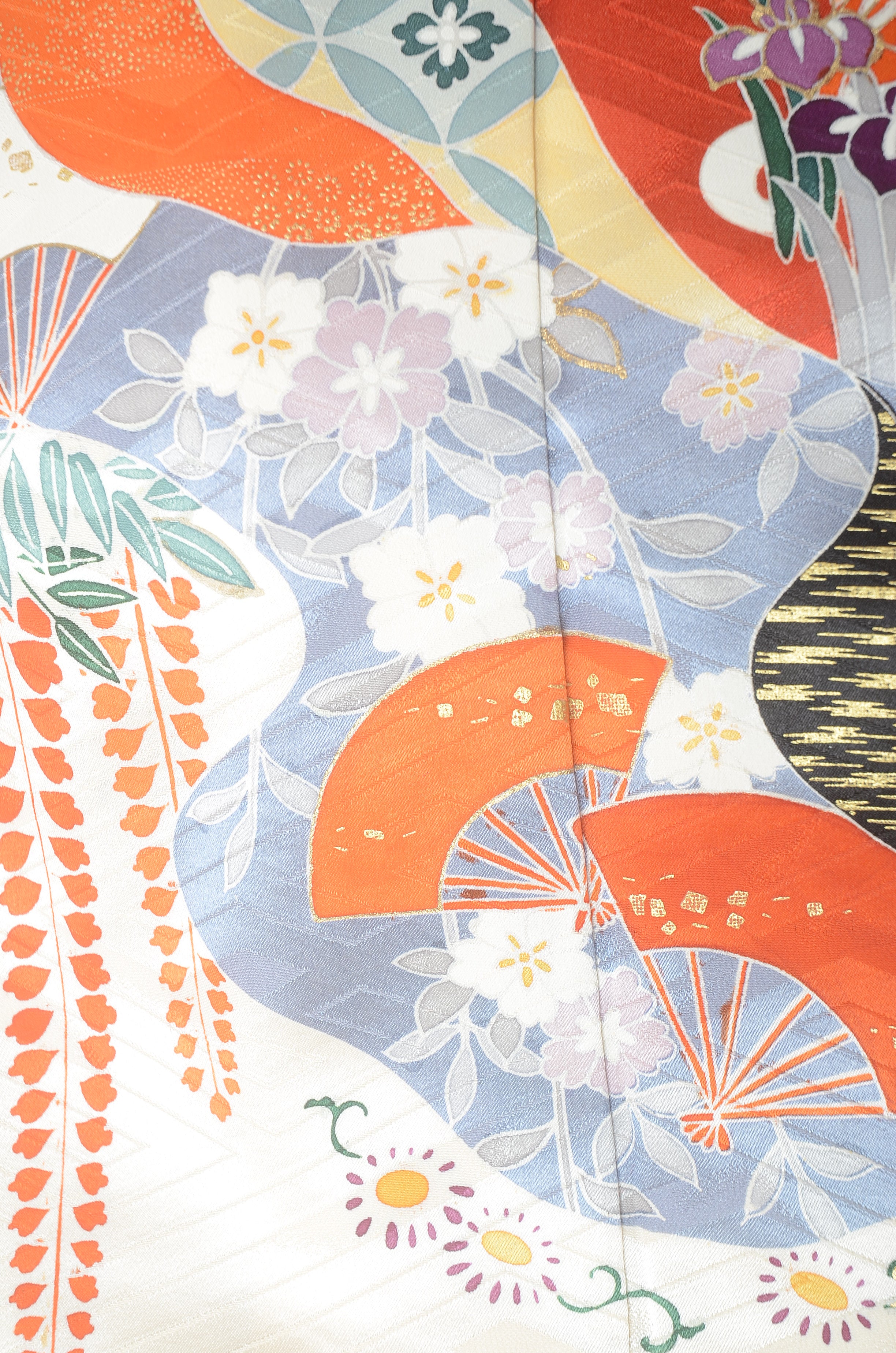 Long-sleeved kimono 6 items set / Furisode / FK#1191